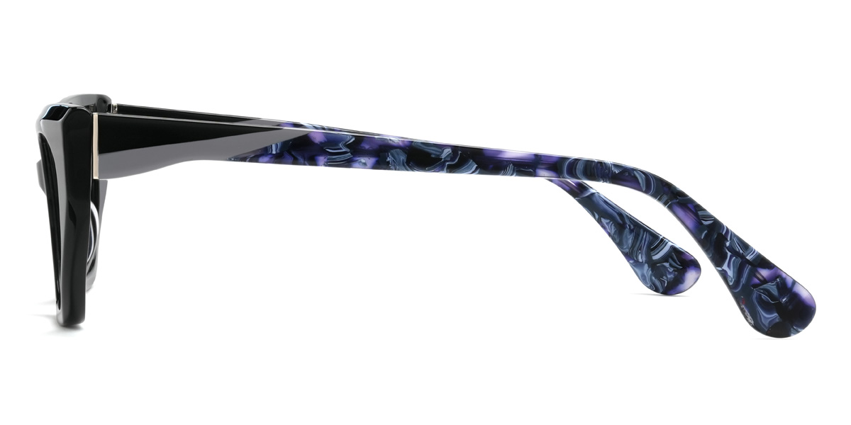 Black Lupe Glasses - Cat Eye Glasses