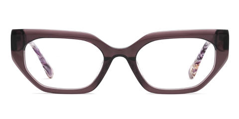 Deep Purple Lupe - Cat Eye Glasses