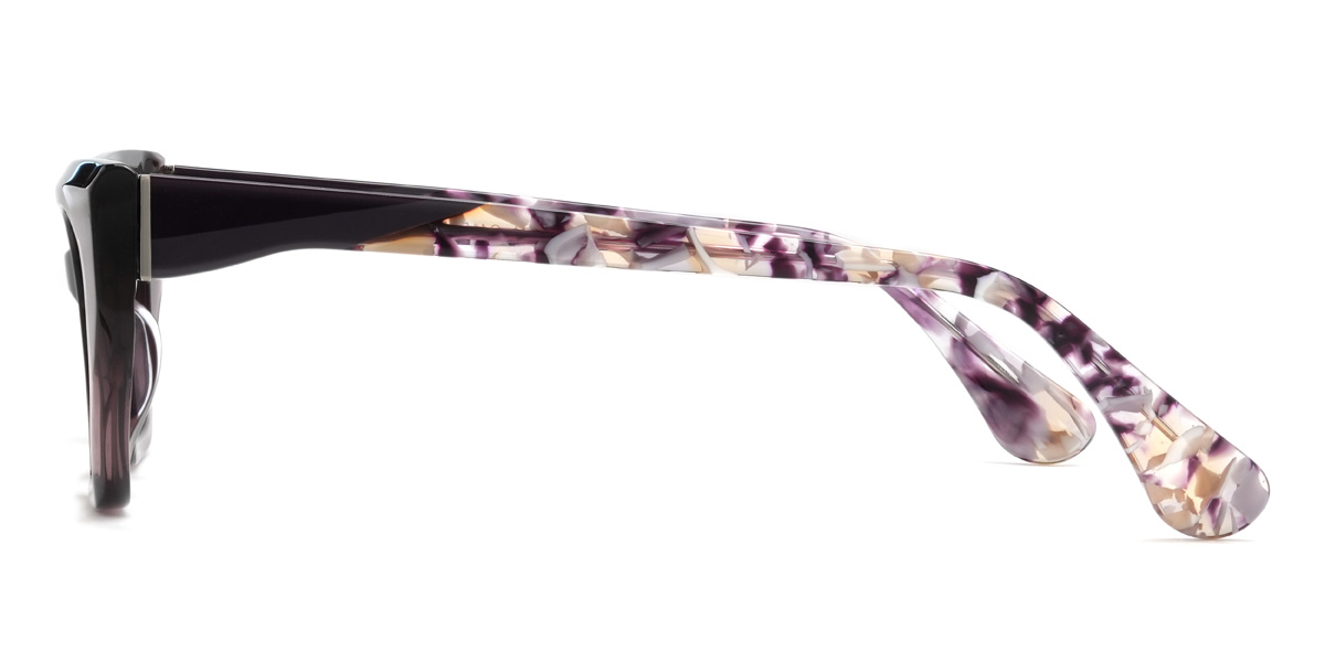 Deep Purple Lupe Glasses - Cat Eye Glasses