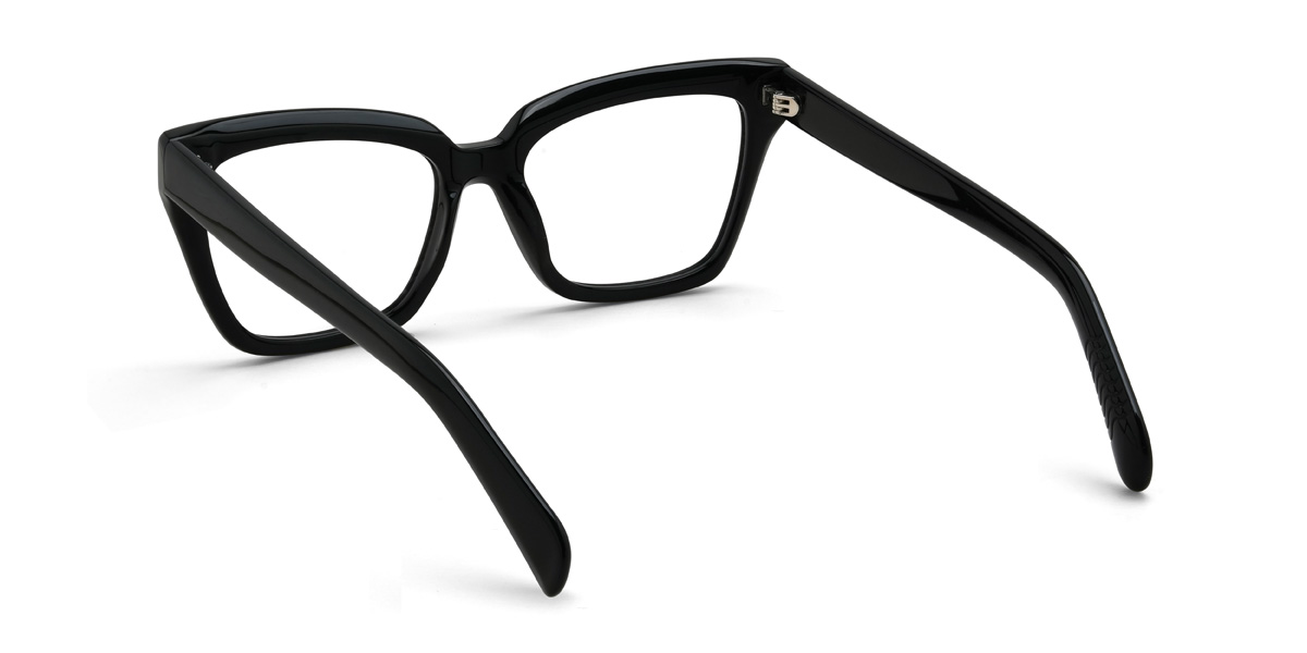 Black Rufus Glasses - Cat Eye Glasses