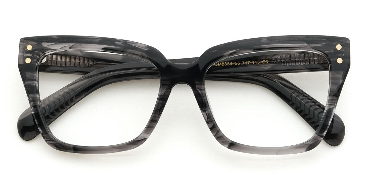 Black Tortoiseshell Rufus Glasses - Cat Eye Glasses