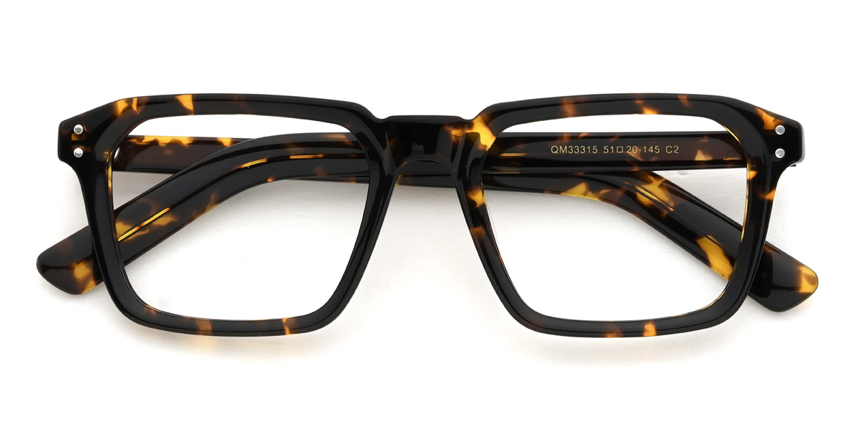 Tortoiseshell Alston Glasses - Rectangle Glasses