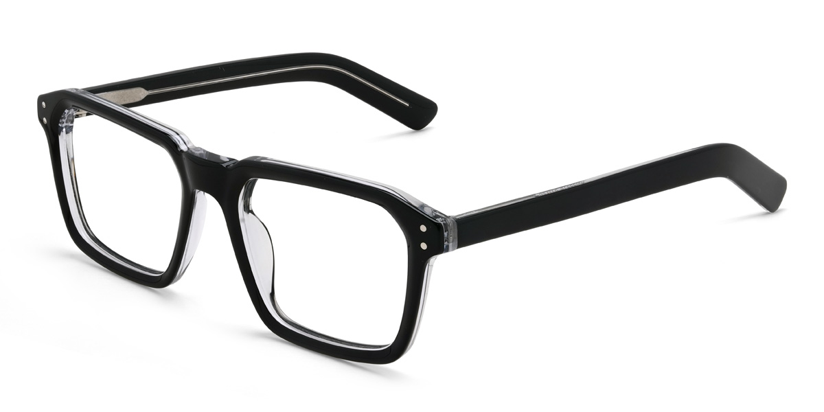 Black Alston Glasses - Rectangle Glasses