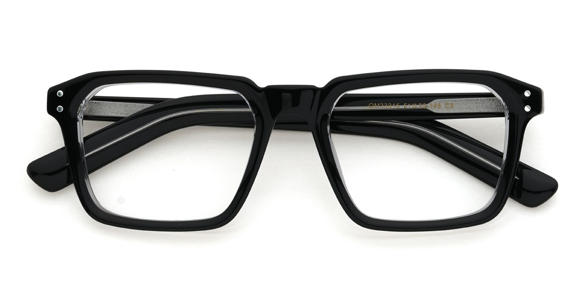 Black Alston Glasses - Rectangle Glasses