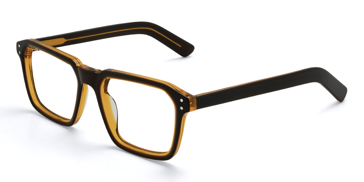 Brown Alston Glasses - Rectangle Glasses