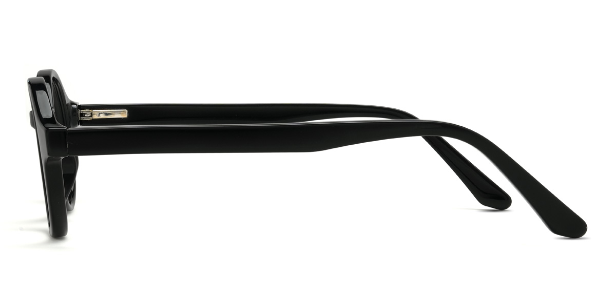 Black Lattimore Glasses - Oval Glasses
