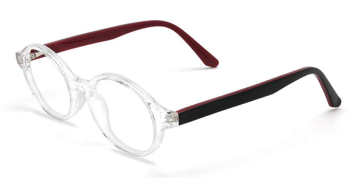 Clear Lattimore Glasses - Oval Glasses