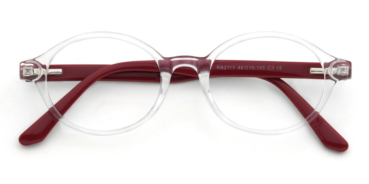 Clear Lattimore Glasses - Oval Glasses