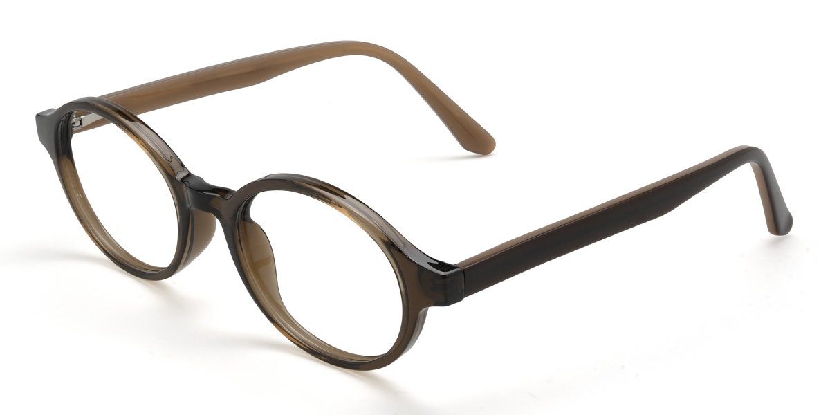 Brown Lattimore Glasses - Oval Glasses