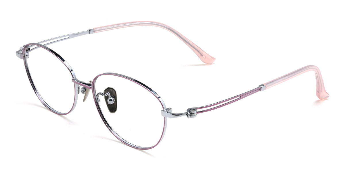 Purple Lucine Glasses - Oval Glasses