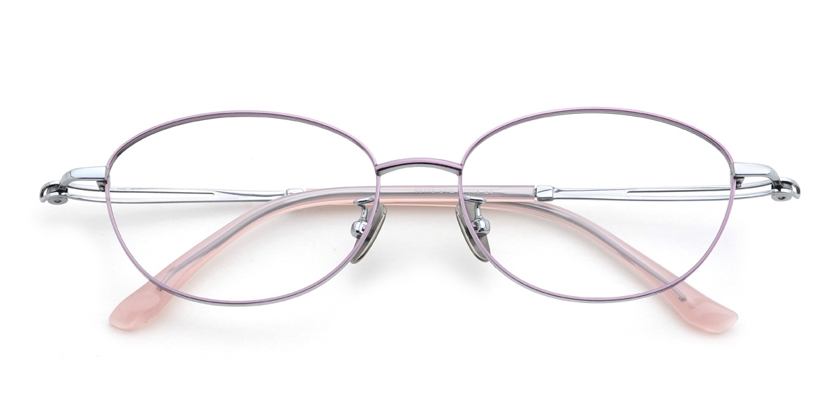 Purple Lucine Glasses - Oval Glasses