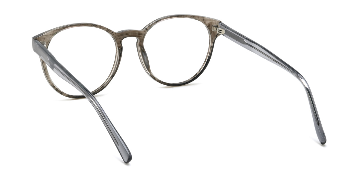 Grey Ernie Glasses - Oval Glasses
