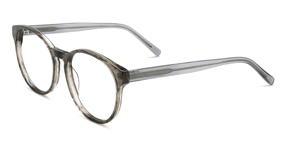 Grey Ernie Glasses - Oval Glasses