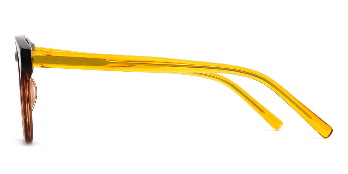 Woodgrain Ernie Glasses - Oval Glasses