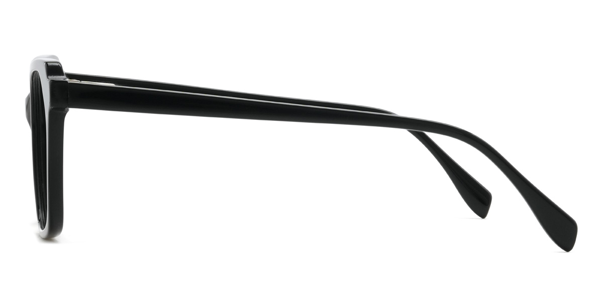 Black Francine Glasses - Cat Eye Glasses