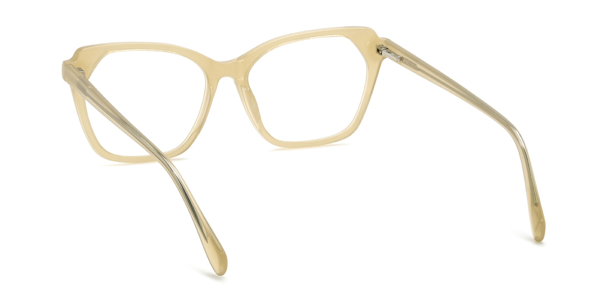 Yellow Green Francine Glasses - Cat Eye Glasses