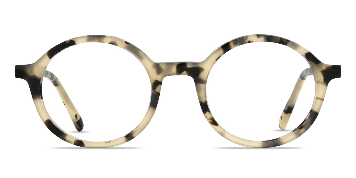 Ivory Tortoiseshell Hughes - Oval Glasses