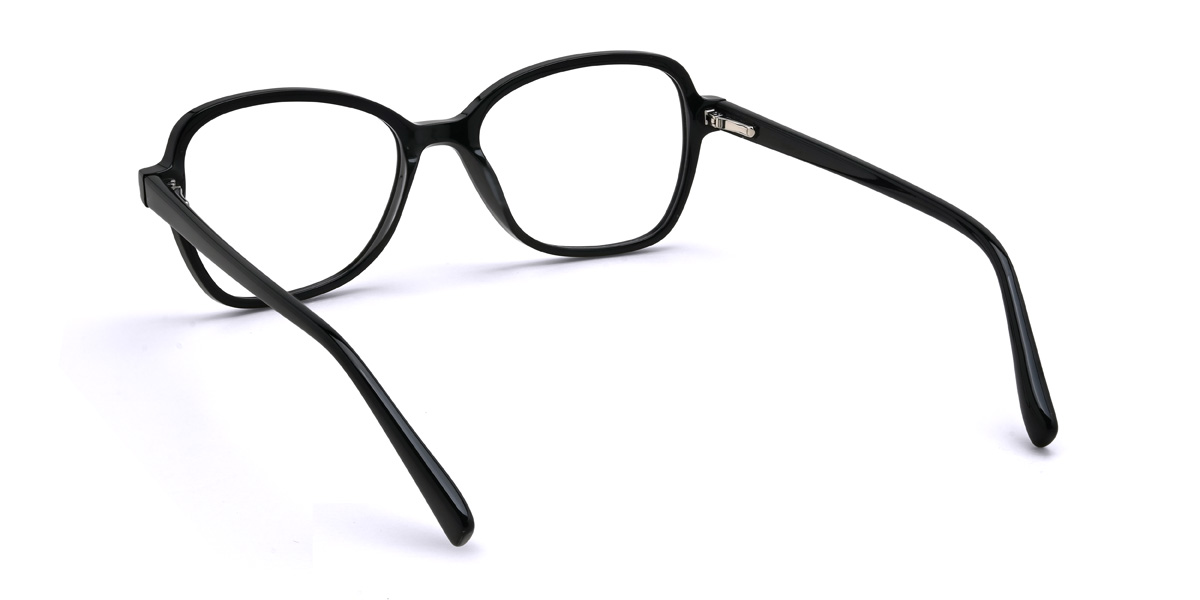 Black Maren Glasses - Rectangle Glasses
