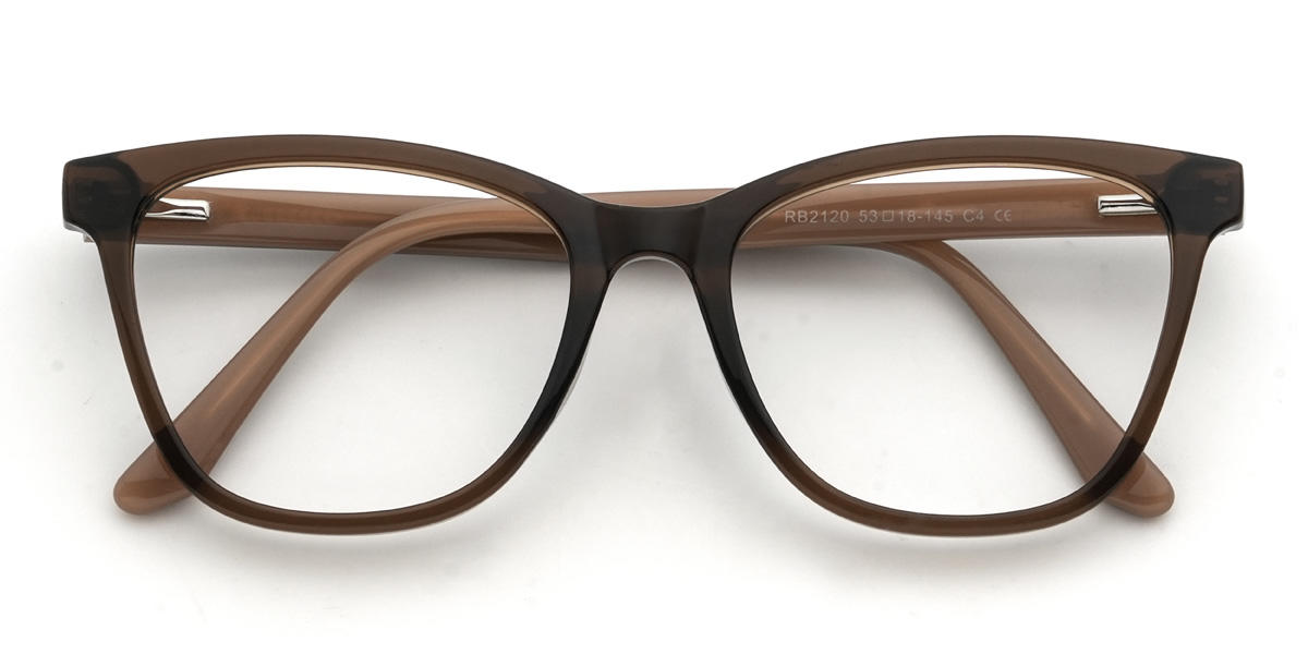 Brown Wilkie Glasses - Rectangle Glasses