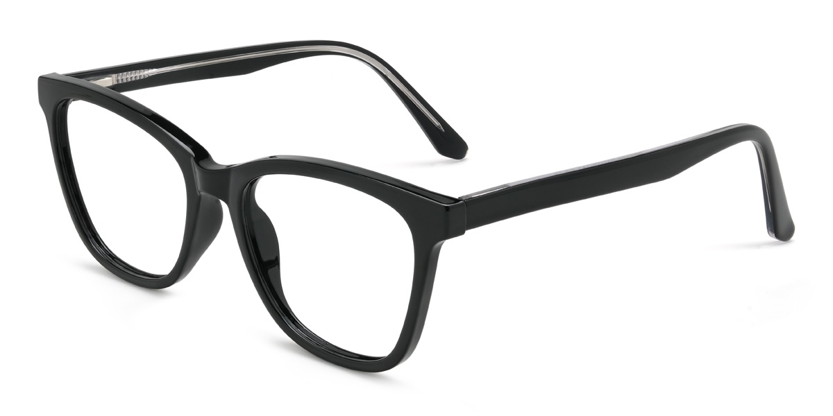 Black Wilkie Glasses - Rectangle Glasses