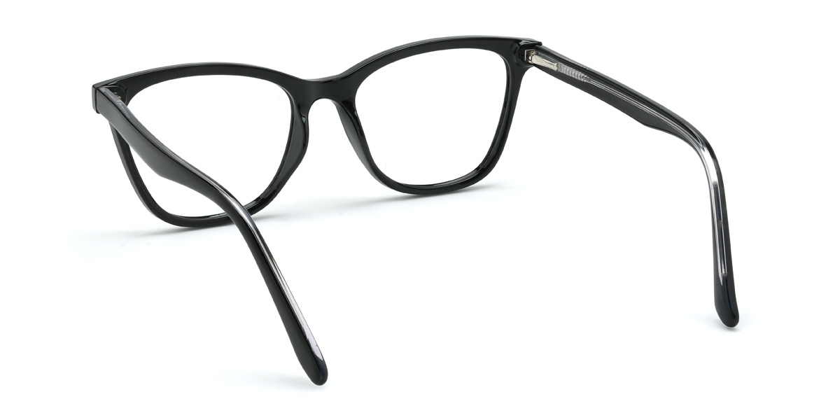 Black Wilkie Glasses - Rectangle Glasses