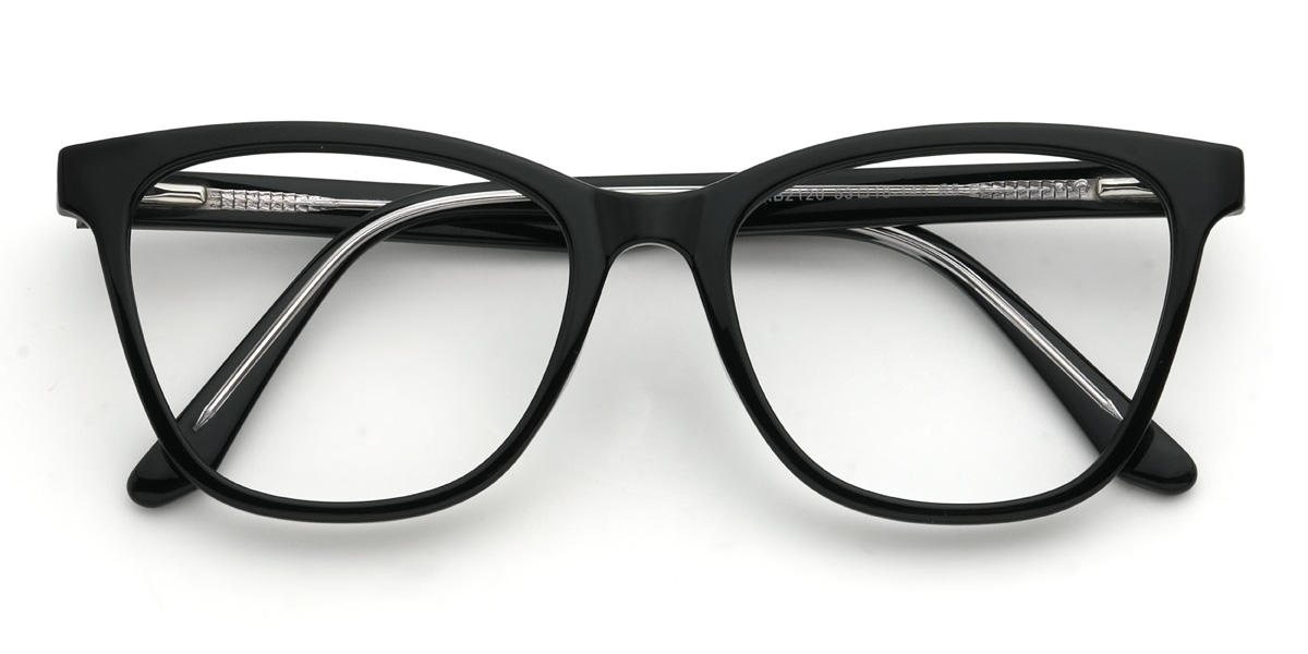 Black Wilkie Glasses - Rectangle Glasses