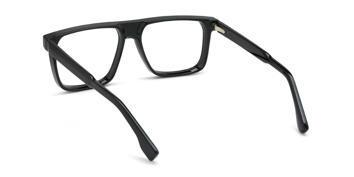 Black Brimmer Glasses - Rectangle Glasses