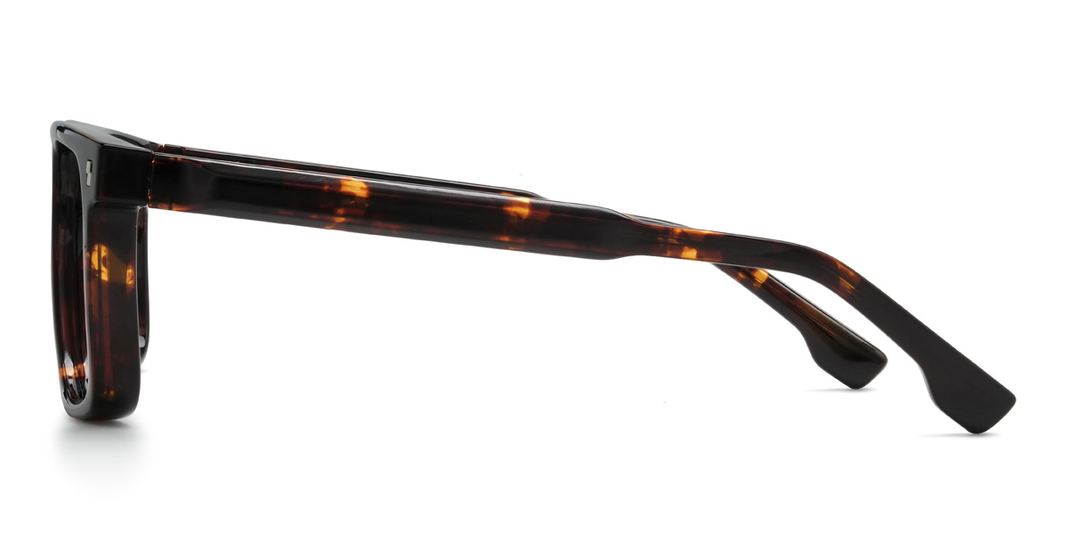 Tortoiseshell Brimmer Glasses - Rectangle Glasses