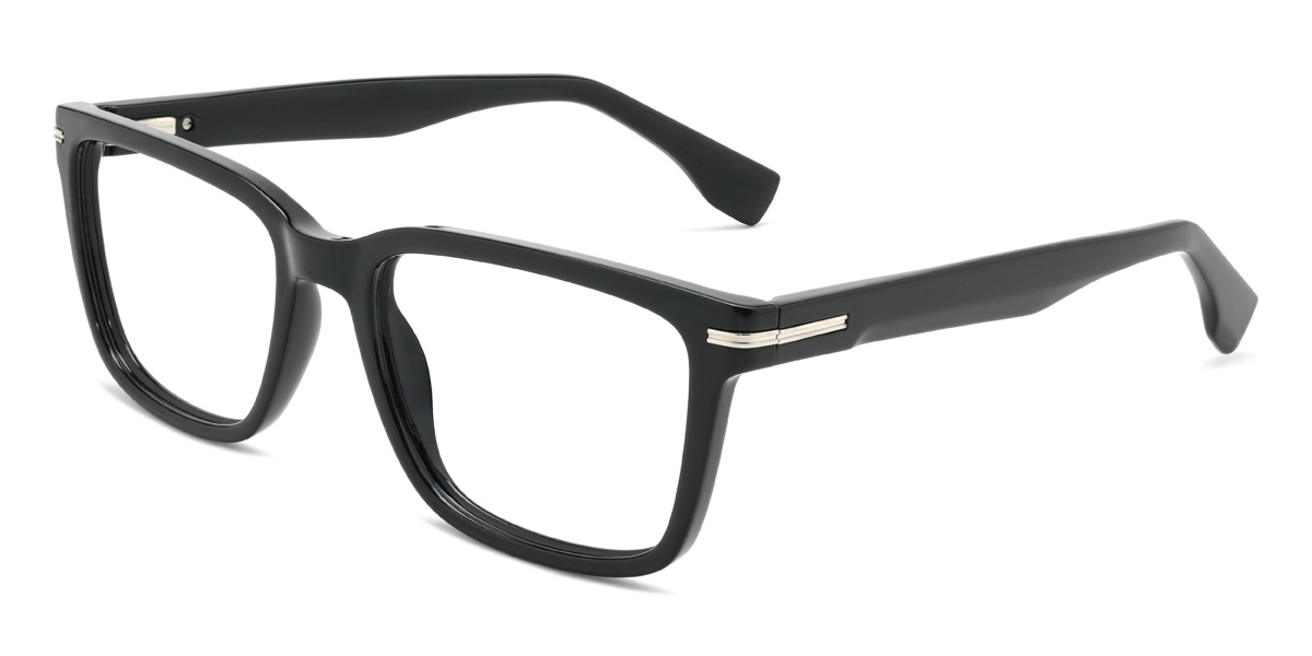 Black Whalen Glasses - Rectangle Glasses
