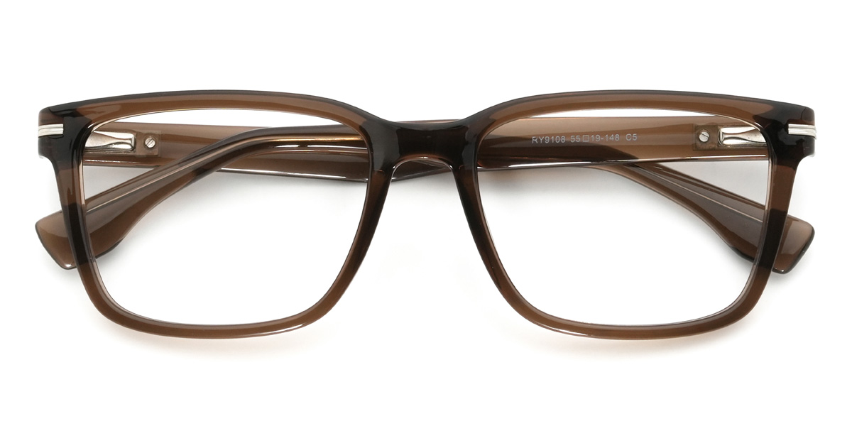 Brown Whalen Glasses - Rectangle Glasses
