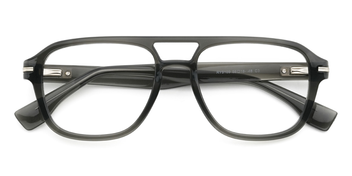 Grey Carane Glasses - Aviator Glasses