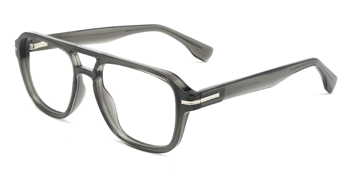 Grey Carane Glasses - Aviator Glasses