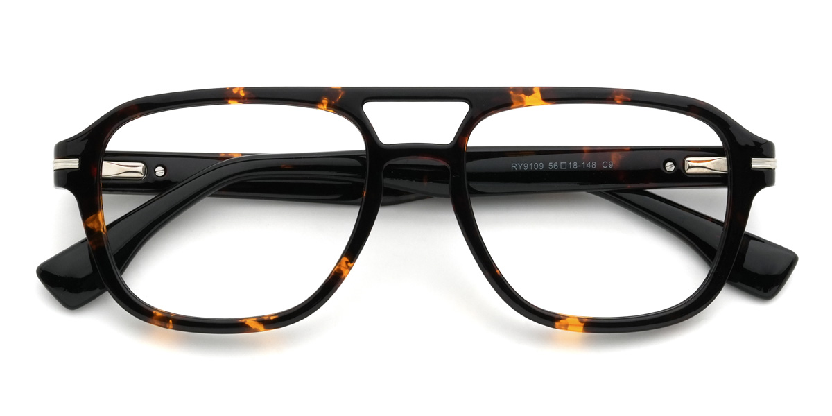Tortoiseshell Carane Glasses - Aviator Glasses