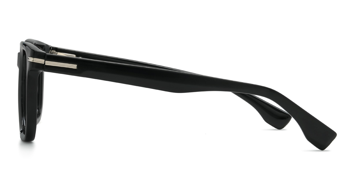 Black Aarons Glasses - Rectangle Glasses