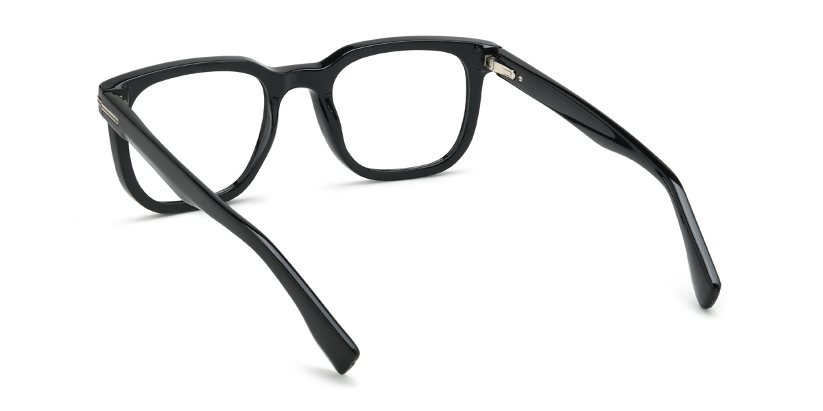Black Aarons Glasses - Rectangle Glasses