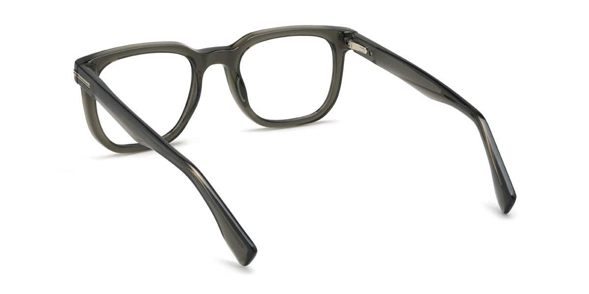 Grey Aarons Glasses - Rectangle Glasses