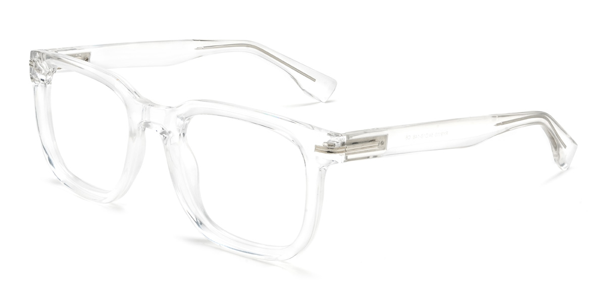 Clear Aarons Glasses - Rectangle Glasses