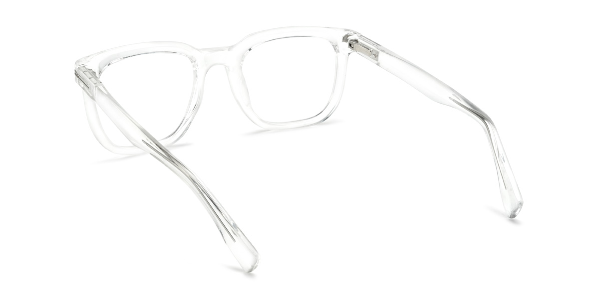 Clear Aarons Glasses - Rectangle Glasses