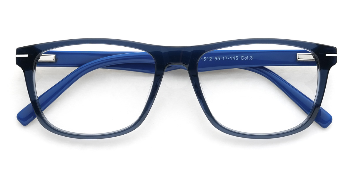Blue Balmer Glasses - Rectangle Glasses