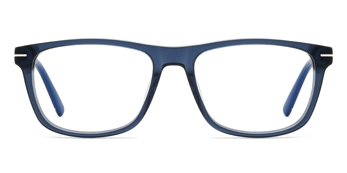Blue Balmer - Rectangle Glasses