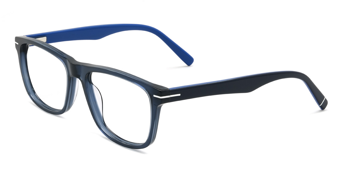 Blue Balmer Glasses - Rectangle Glasses