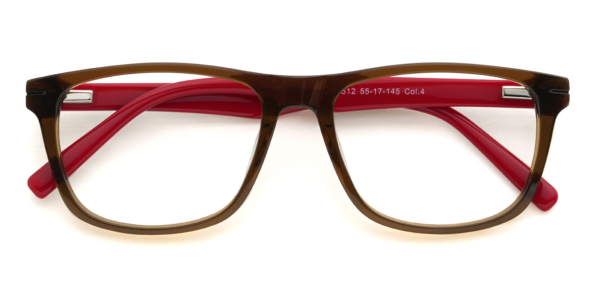 Brown Balmer Glasses - Rectangle Glasses
