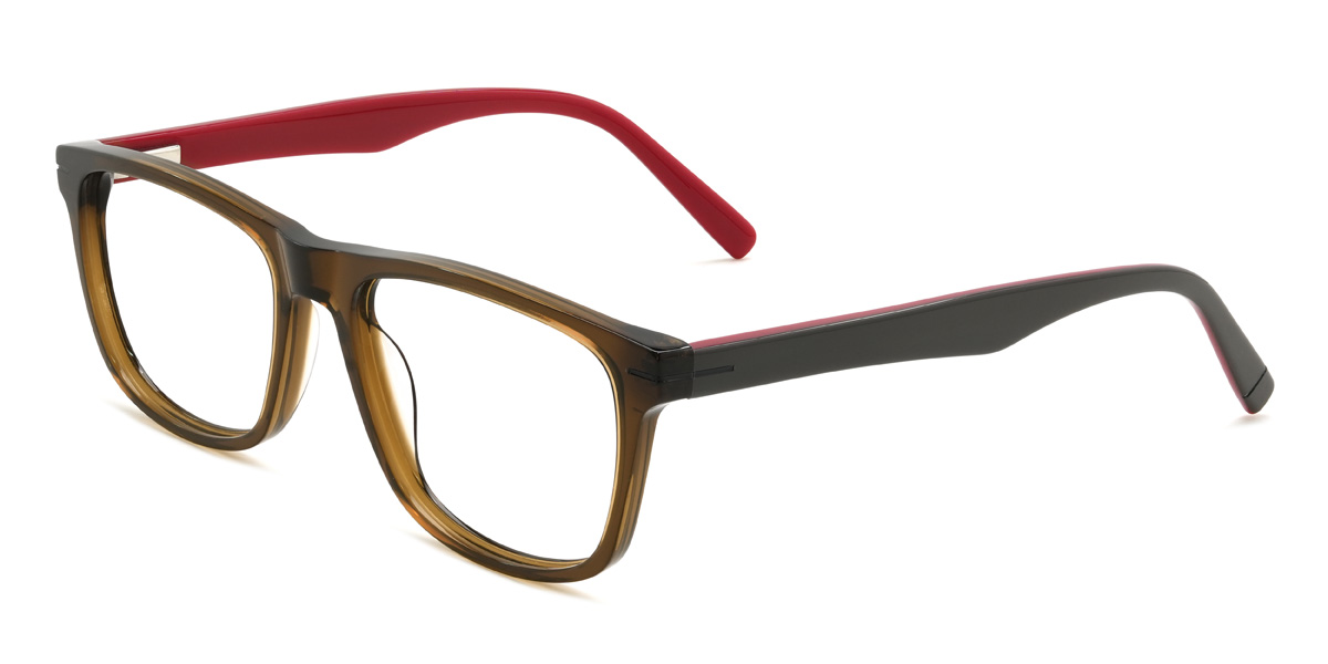 Brown Balmer Glasses - Rectangle Glasses