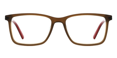 Brown Rubin - Rectangle Glasses