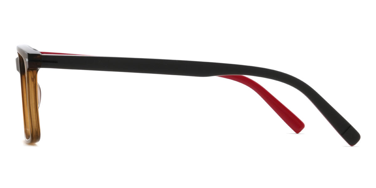 Brown Rubin Glasses - Rectangle Glasses