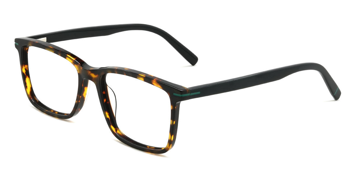 Tortoiseshell Rubin Glasses - Rectangle Glasses