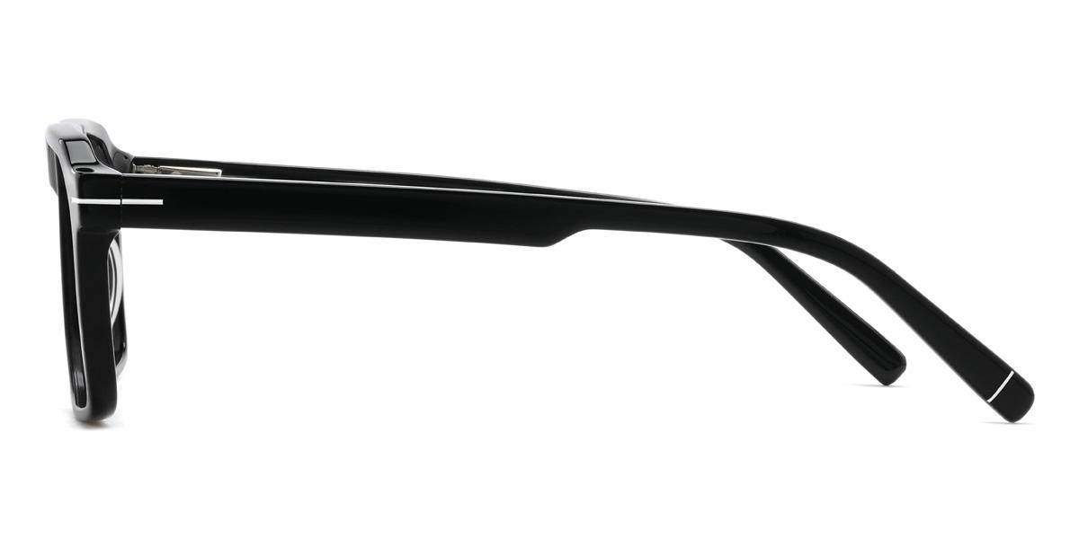 Black Cordes Glasses - Rectangle Glasses