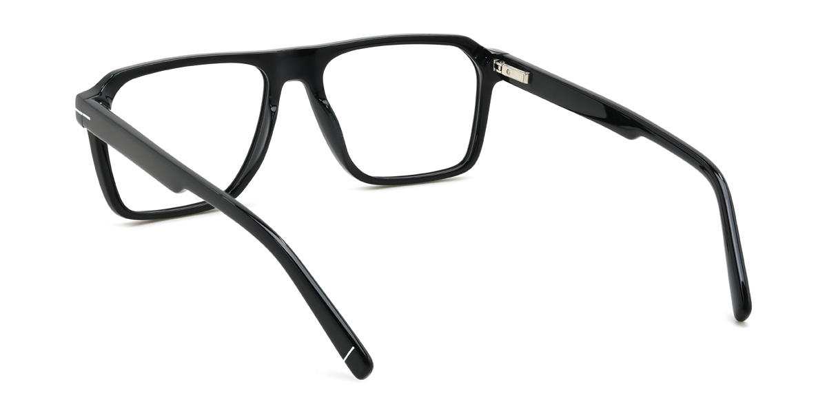 Black Cordes Glasses - Rectangle Glasses