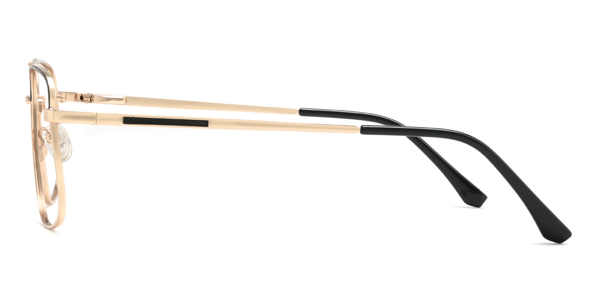 Gold Black Ivey Glasses - Aviator Glasses