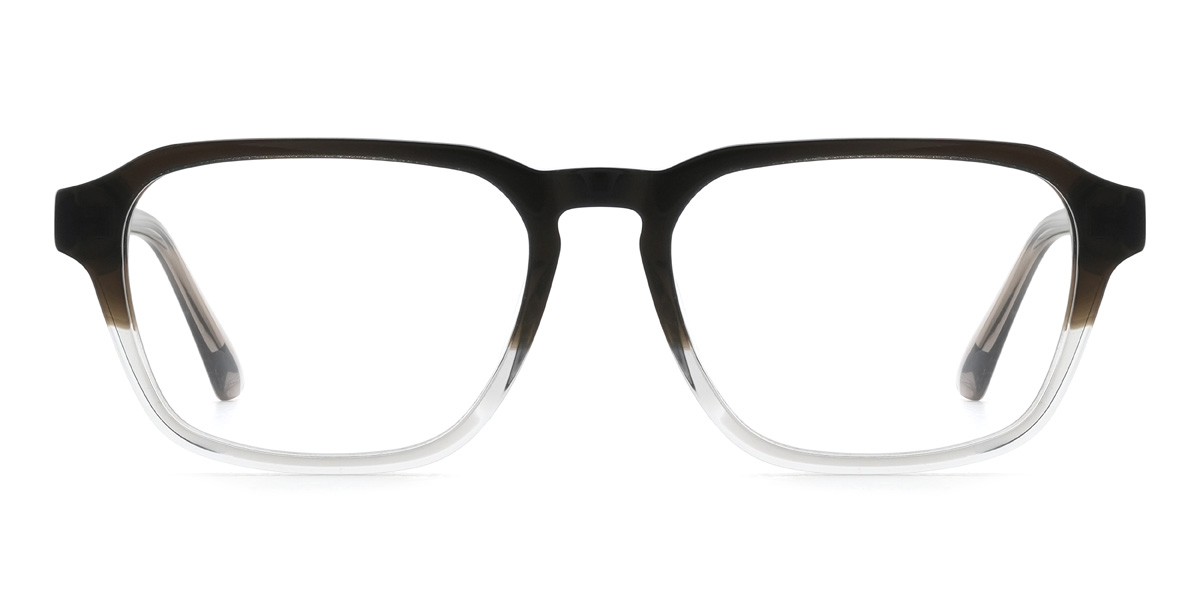 Black Grey Taylen - Rectangle Glasses